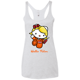 Orange is the New Cat Women's Triblend Racerback Tank
