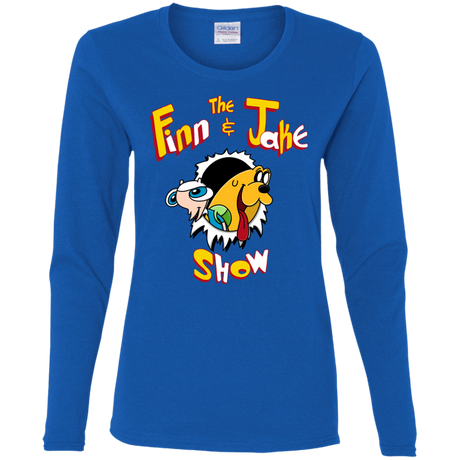 The Finn and Jake Show Women's Long Sleeve T-Shirt