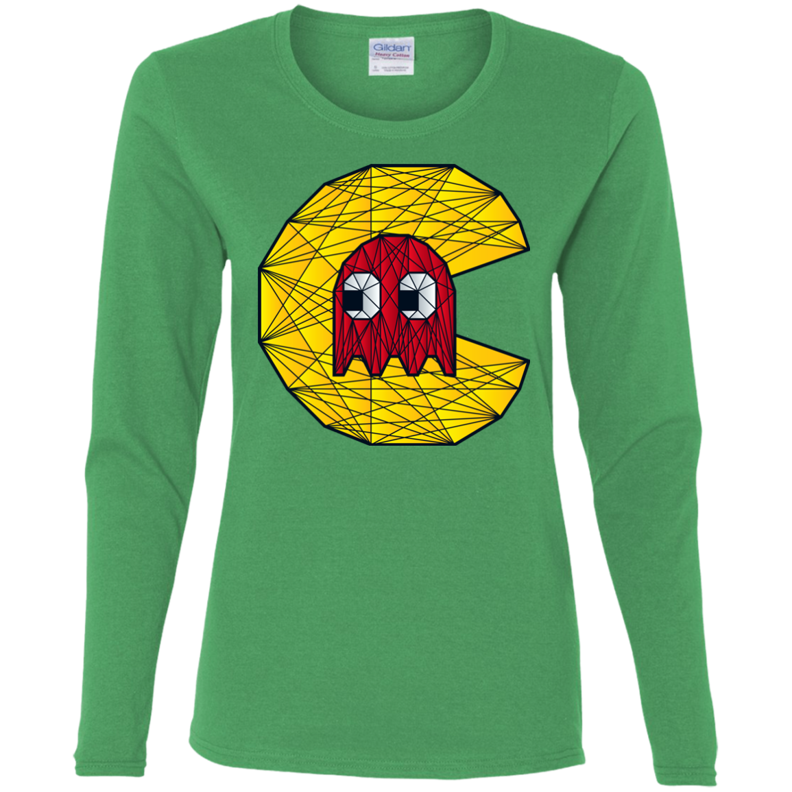 Poly Pac Man Women's Long Sleeve T-Shirt