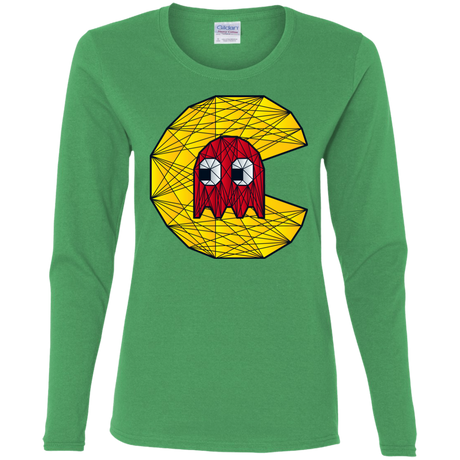 Poly Pac Man Women's Long Sleeve T-Shirt