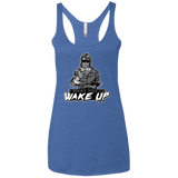 Wake Up Women's Triblend Racerback Tank