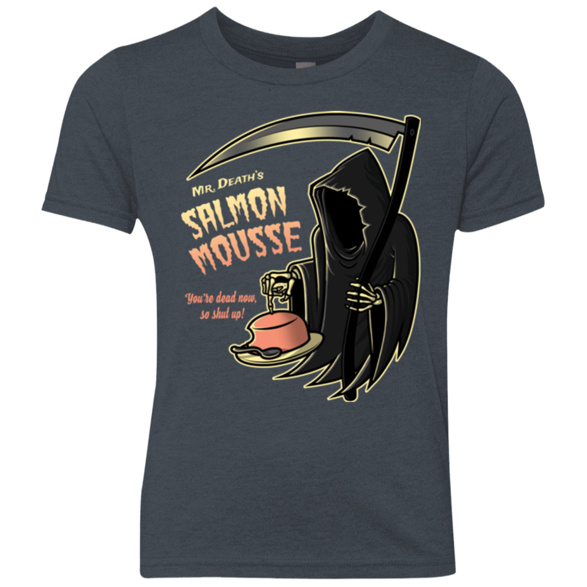The Salmon Mousse Youth Triblend T-Shirt