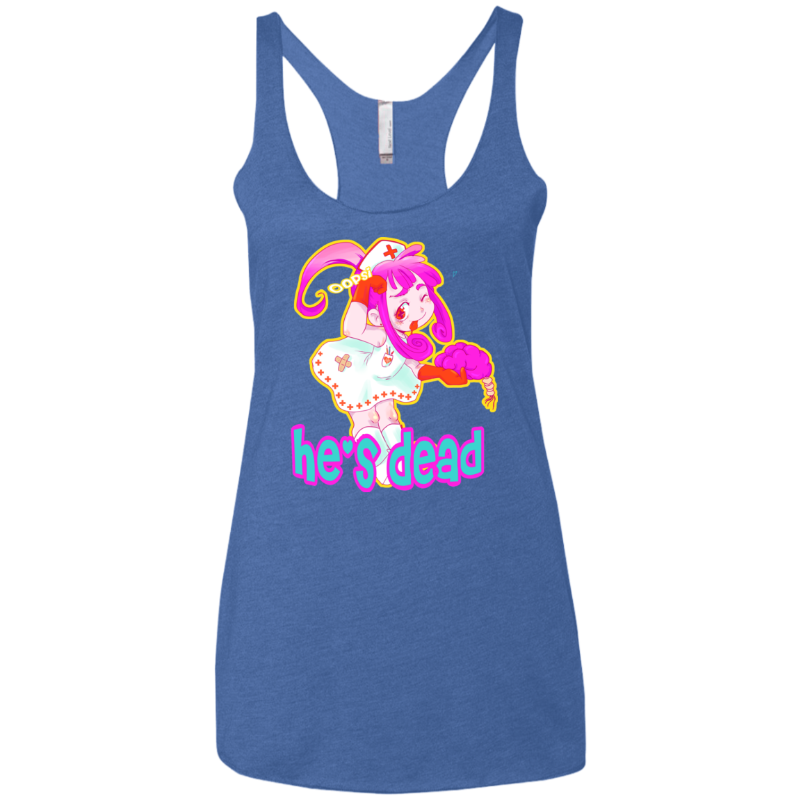 Oopsi Women's Triblend Racerback Tank