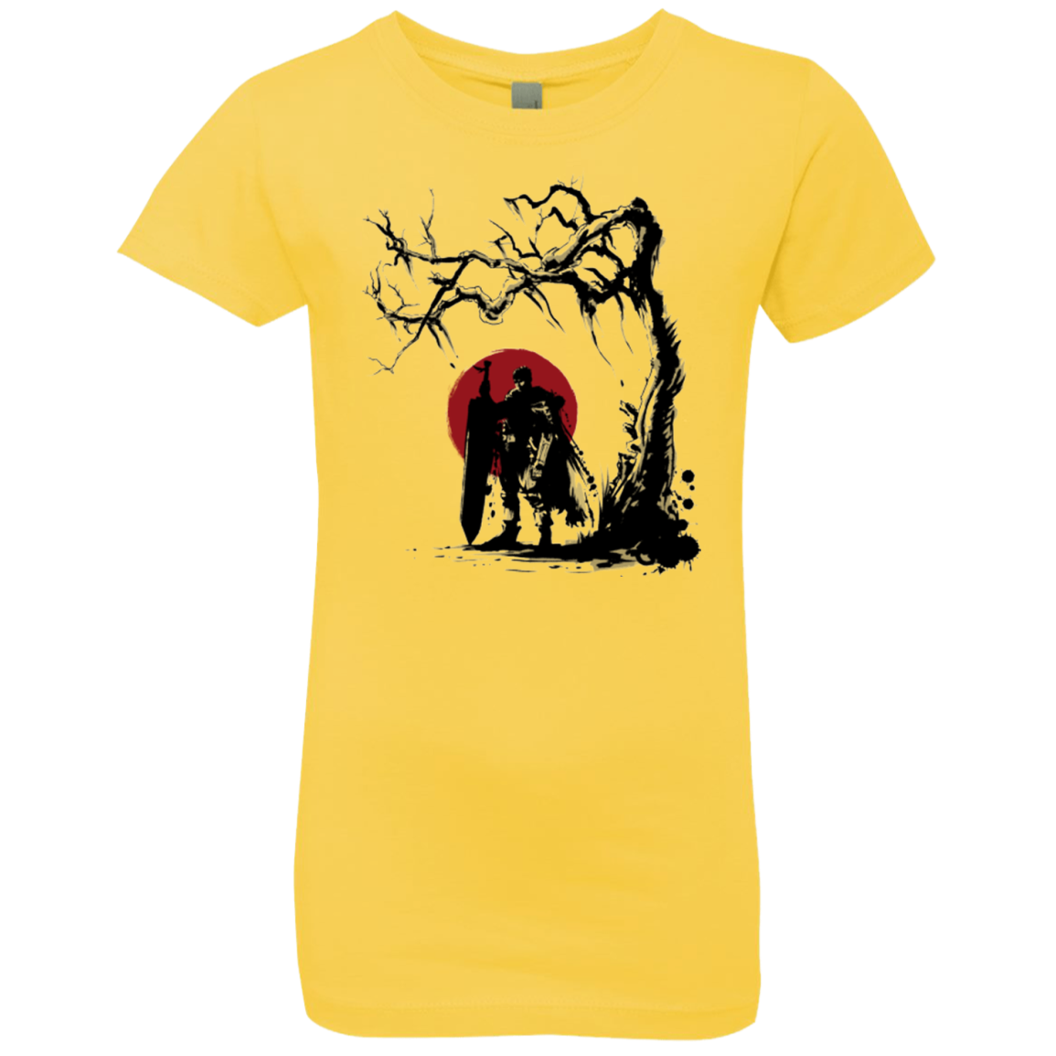 Black Swordsman under the sun Girls Premium T-Shirt