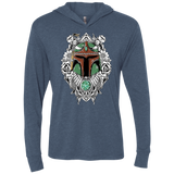 Mandalorian Warrior Triblend Long Sleeve Hoodie Tee