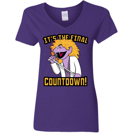 The Final Countdown Women's V-Neck T-Shirt