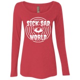 Sick Sad World Women's Triblend Long Sleeve Shirt