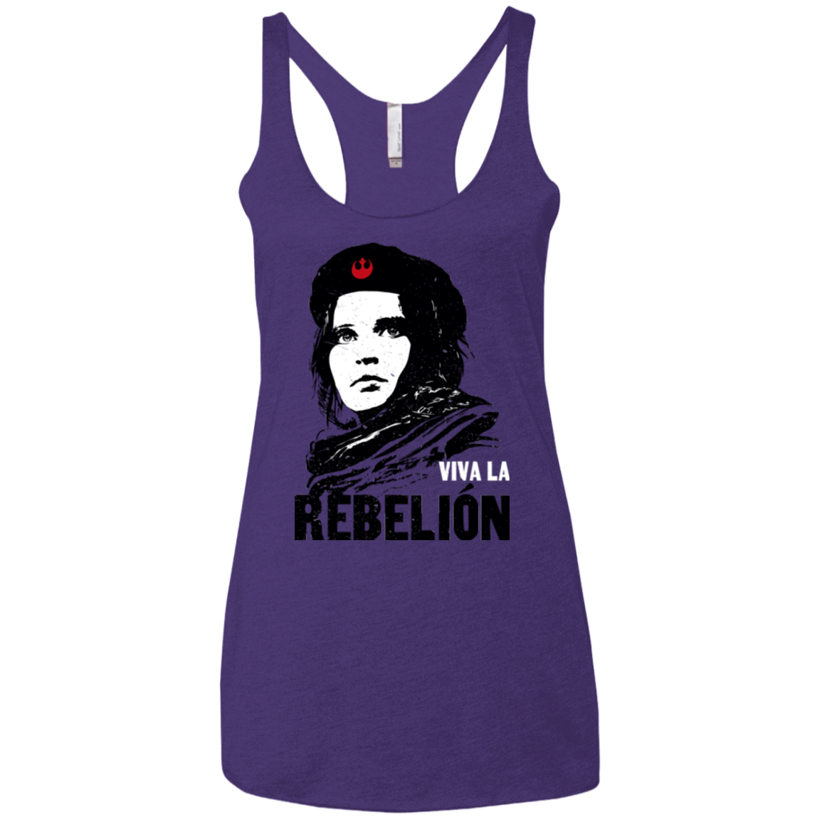 Viva la Rebelion Women's Triblend Racerback Tank