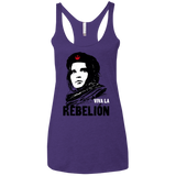 Viva la Rebelion Women's Triblend Racerback Tank