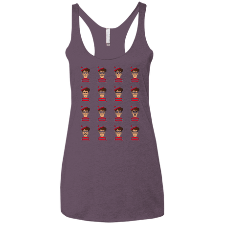 Find Him Women's Triblend Racerback Tank