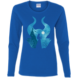 Sleeping Portrait Women's Long Sleeve T-Shirt