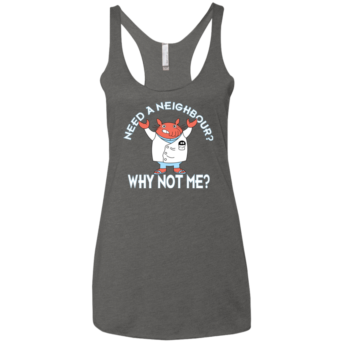 Why not me Women's Triblend Racerback Tank