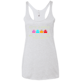 Pacmanok Women's Triblend Racerback Tank