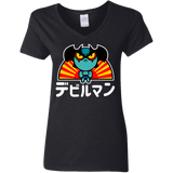 ChibiDebiruman Women's V-Neck T-Shirt