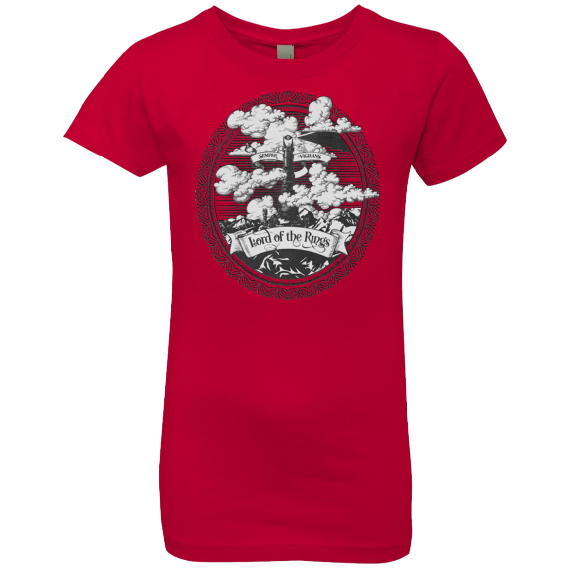 Vintage Mordor Tower Girls Premium T-Shirt