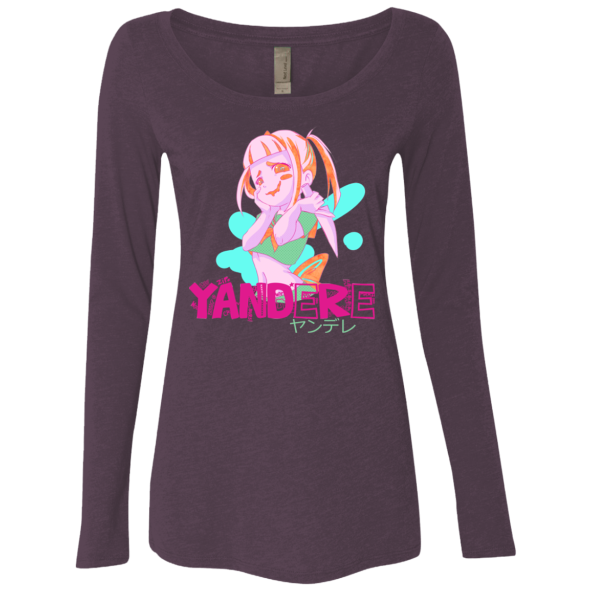 Yandere Women's Triblend Long Sleeve Shirt