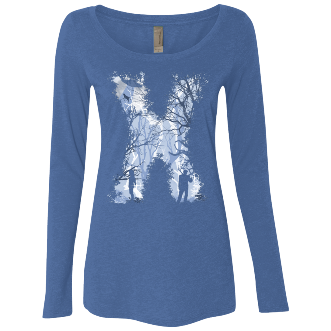 X marks the spot Women's Triblend Long Sleeve Shirt