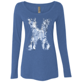 X marks the spot Women's Triblend Long Sleeve Shirt