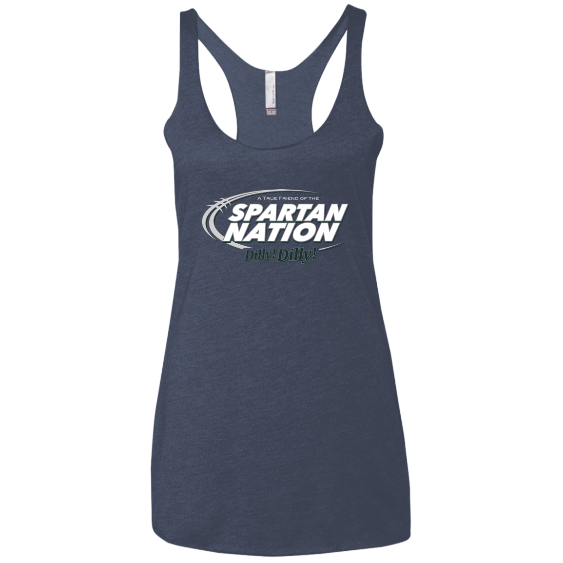 Michigan State Dilly Dilly Women's Triblend Racerback Tank