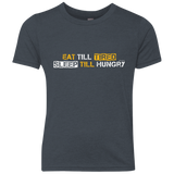 Food Sleep Loop Youth Triblend T-Shirt