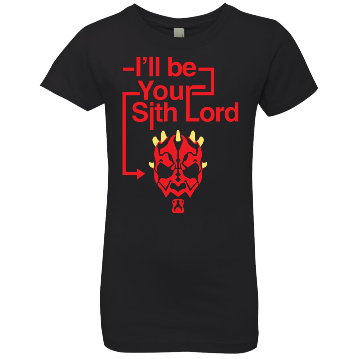 Sith Lord Darth Maul Girls Premium T-Shirt