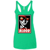 Blood Women's Triblend Racerback Tank
