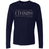 I Throw Men's Premium Long Sleeve
