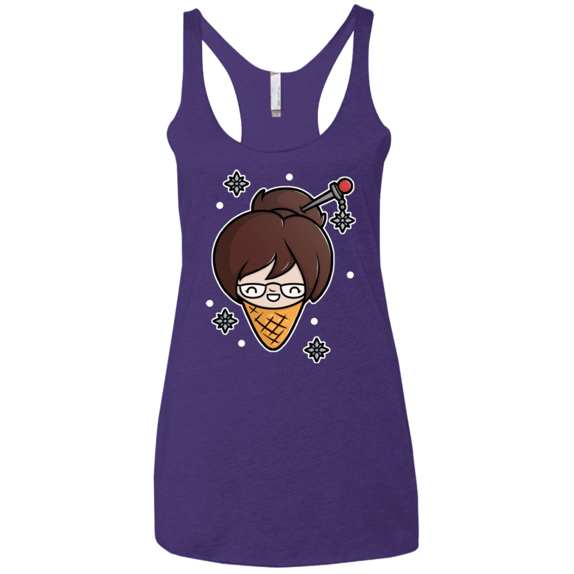 Mei Cone Women's Triblend Racerback Tank