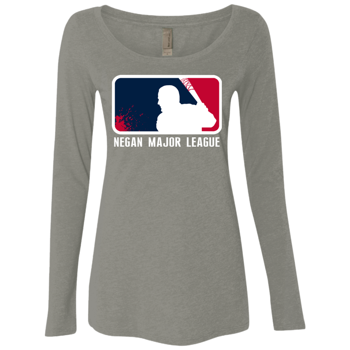 Negan Mayor League Women's Triblend Long Sleeve Shirt