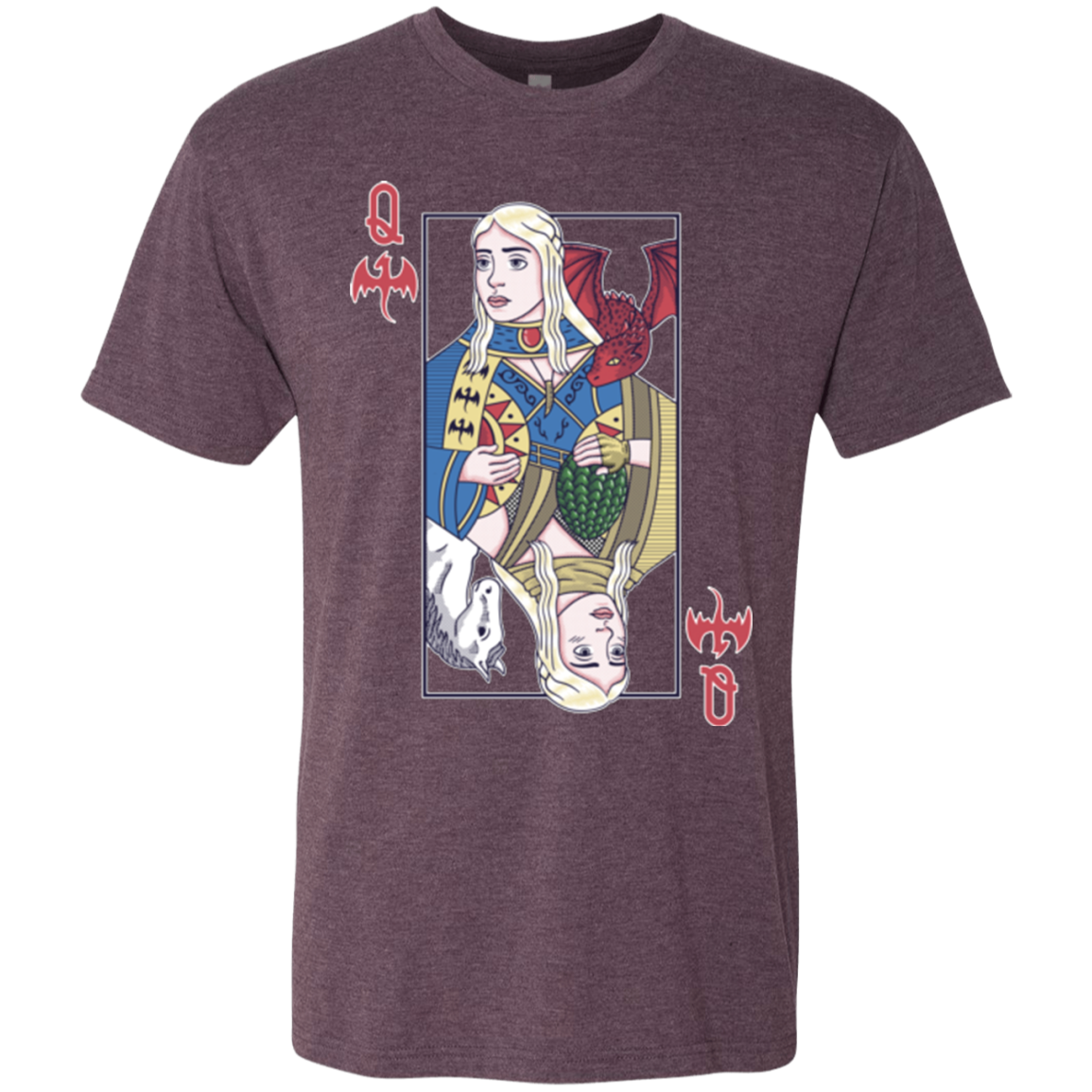 Queen of Dragons Men's Triblend T-Shirt