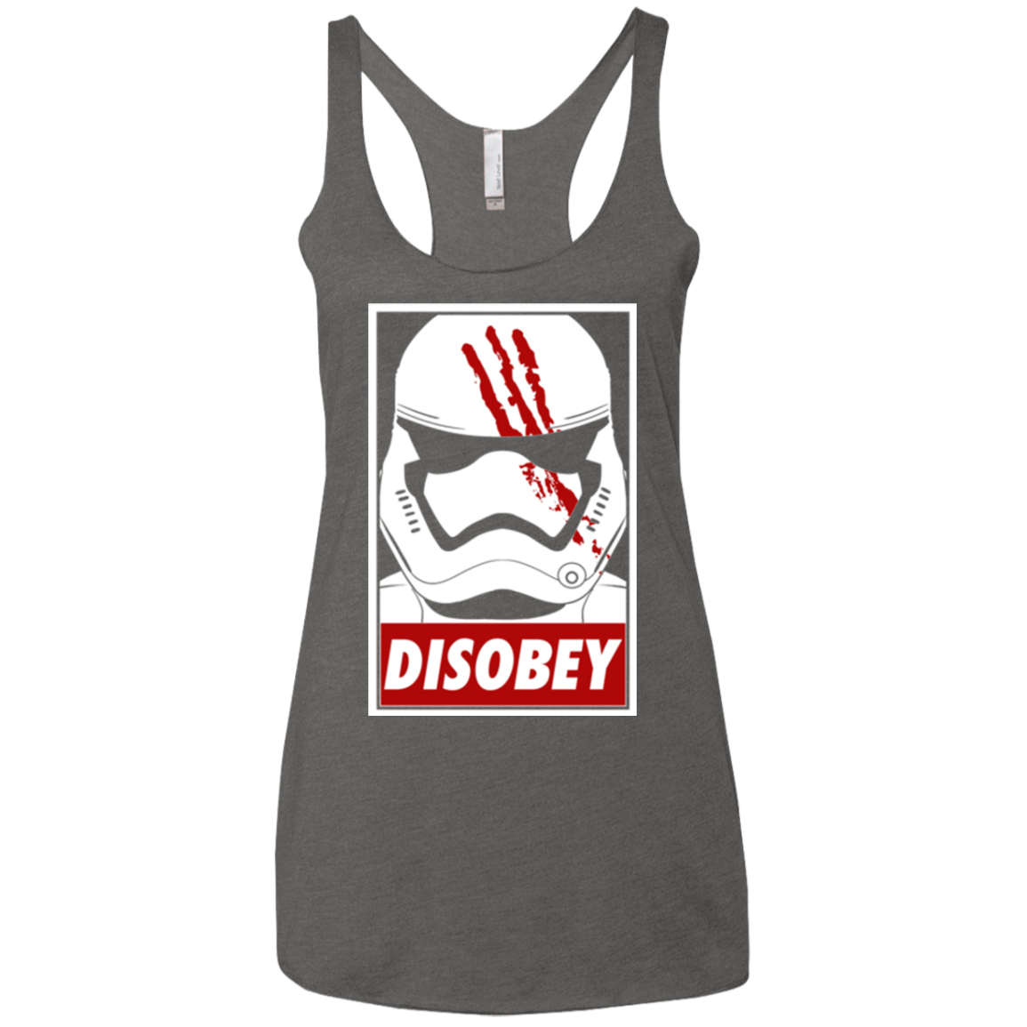 Disobey Women's Triblend Racerback Tank