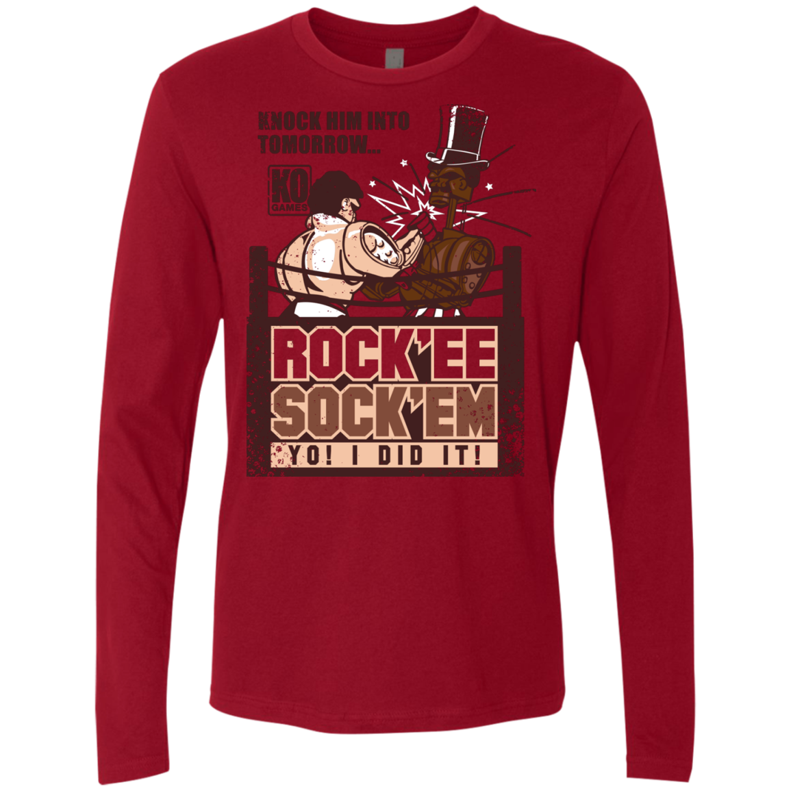 Rockee Sockem Men's Premium Long Sleeve