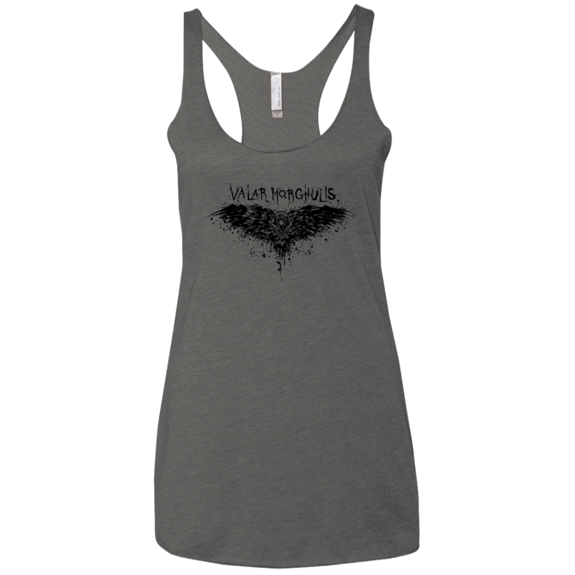 Valar Morghulis Women's Triblend Racerback Tank