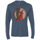 Shadow Mismatch Triblend Long Sleeve Hoodie Tee