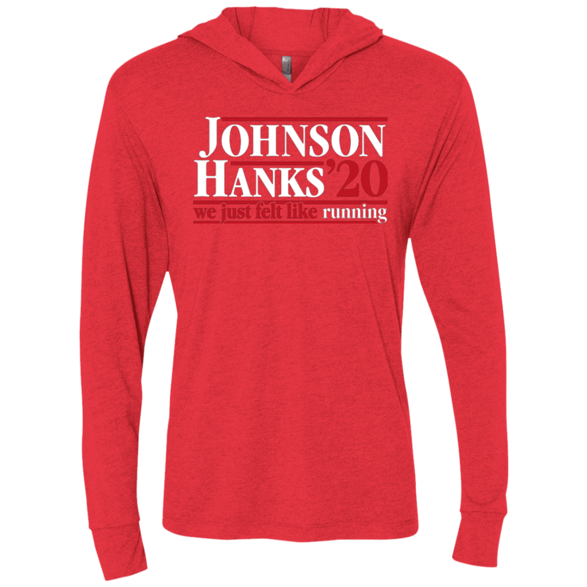 Johnson Hanks 2020 Triblend Long Sleeve Hoodie Tee
