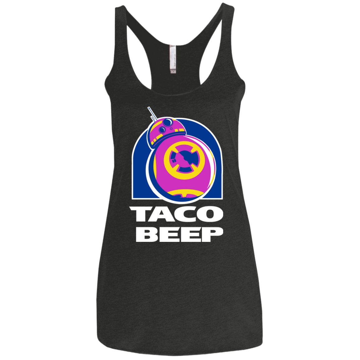 Taco Beep Women's Triblend Racerback Tank