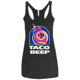 Taco Beep Women's Triblend Racerback Tank