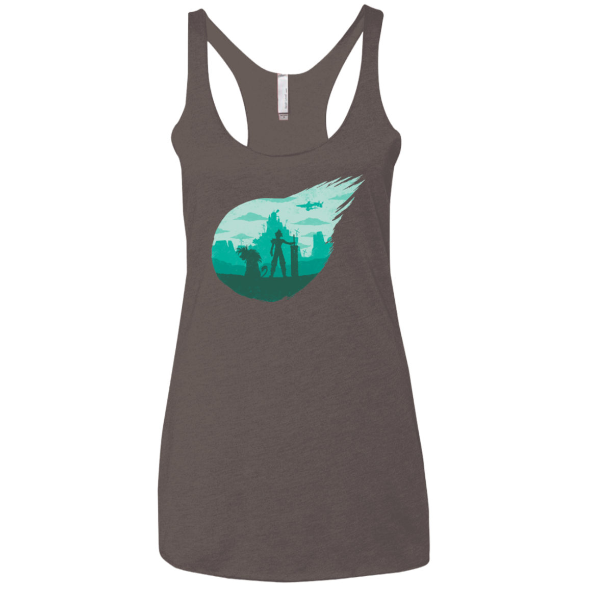 Valley of the fallen stars Women's Triblend Racerback Tank