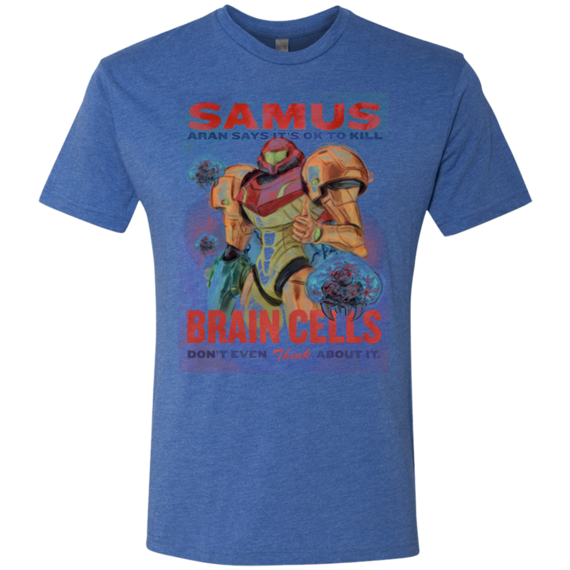Samus Aran Propaganda Men's Triblend T-Shirt