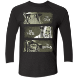 Wizards of Middle Earth Men's Triblend 3/4 Sleeve