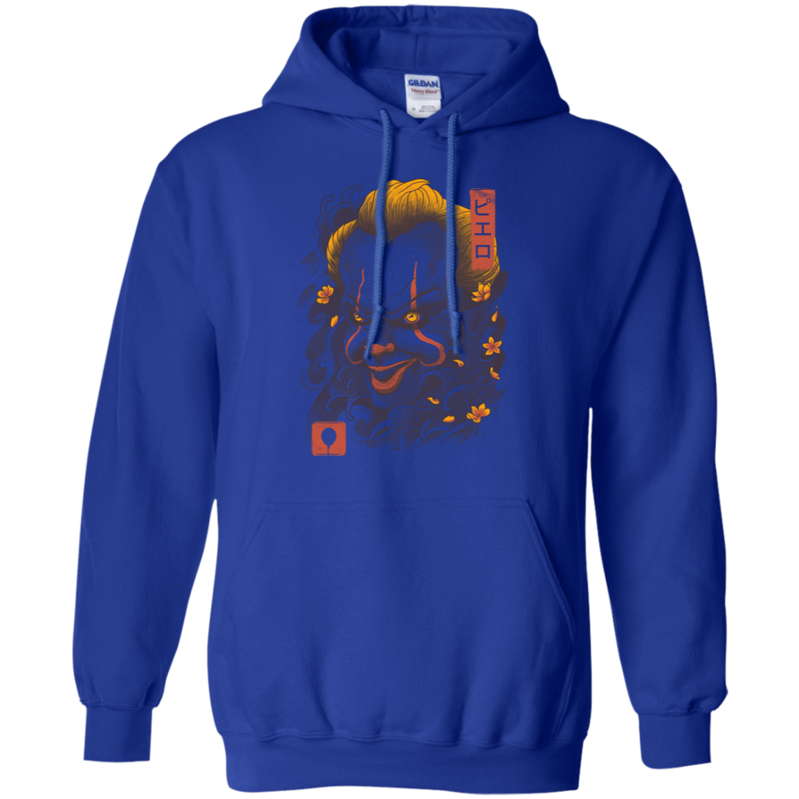 Oni Clown Mask Pullover Hoodie