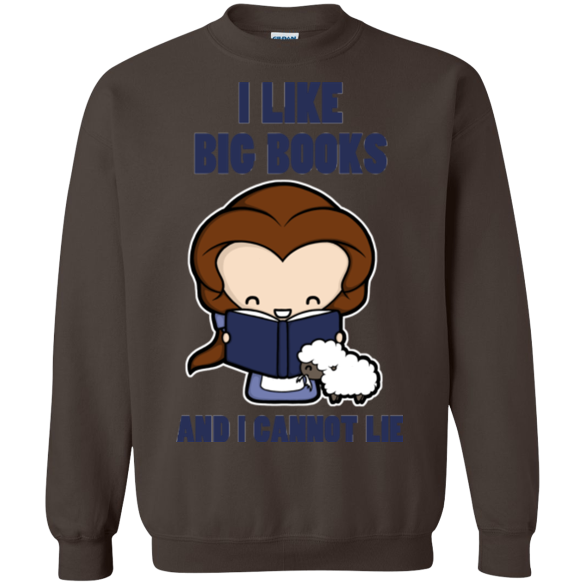 I Like Big Books Crewneck Sweatshirt