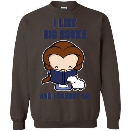 I Like Big Books Crewneck Sweatshirt