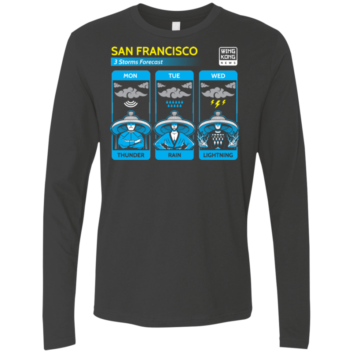 Three Storms Men's Premium Long Sleeve