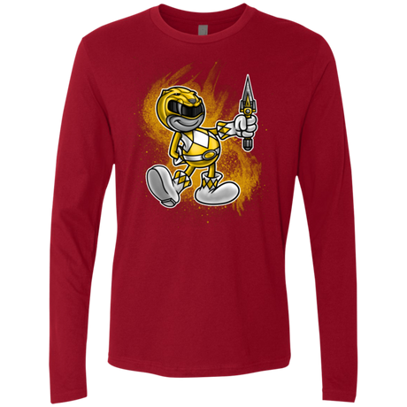 Yellow Ranger Artwork Men's Premium Long Sleeve