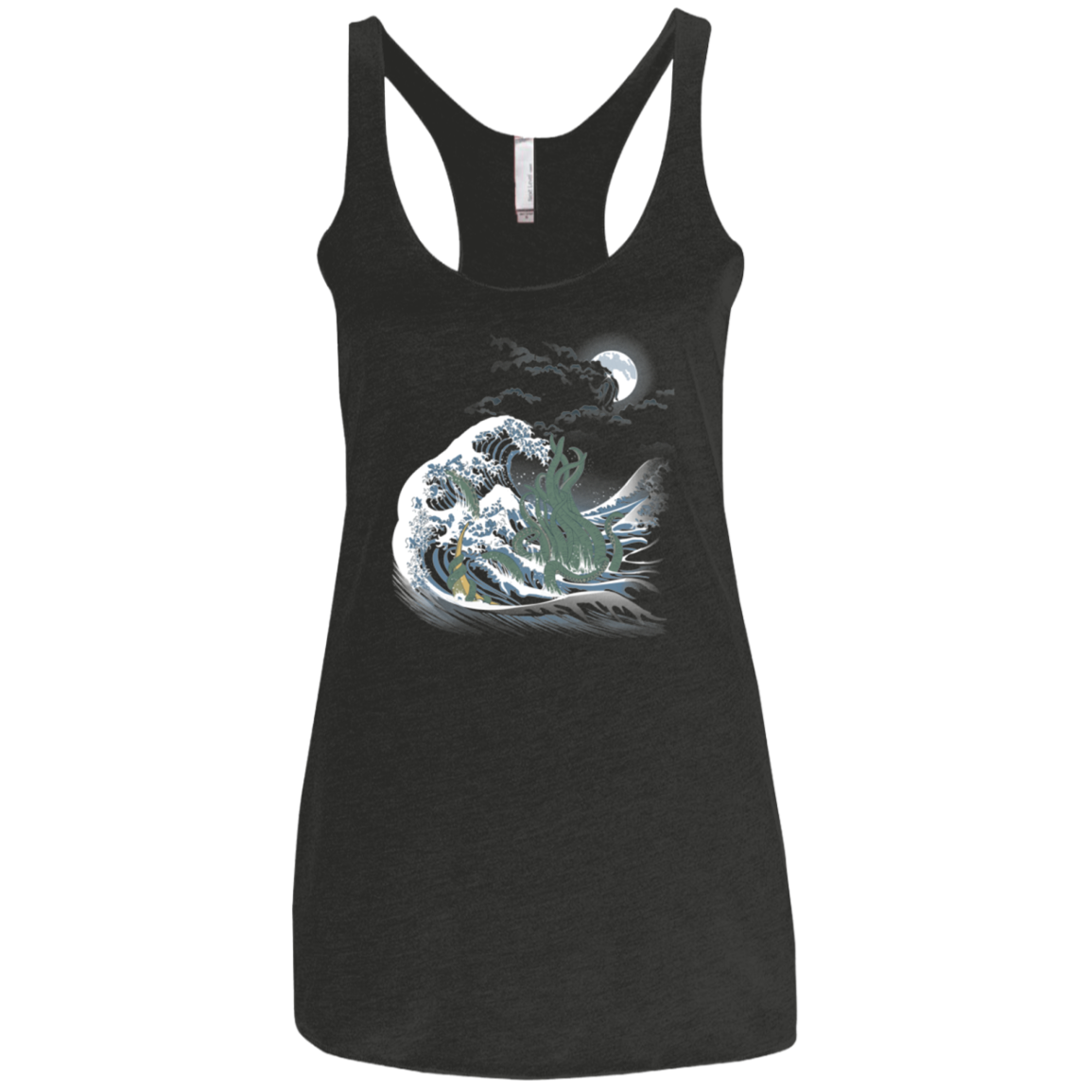 Wave Of R'lyeh Women's Triblend Racerback Tank