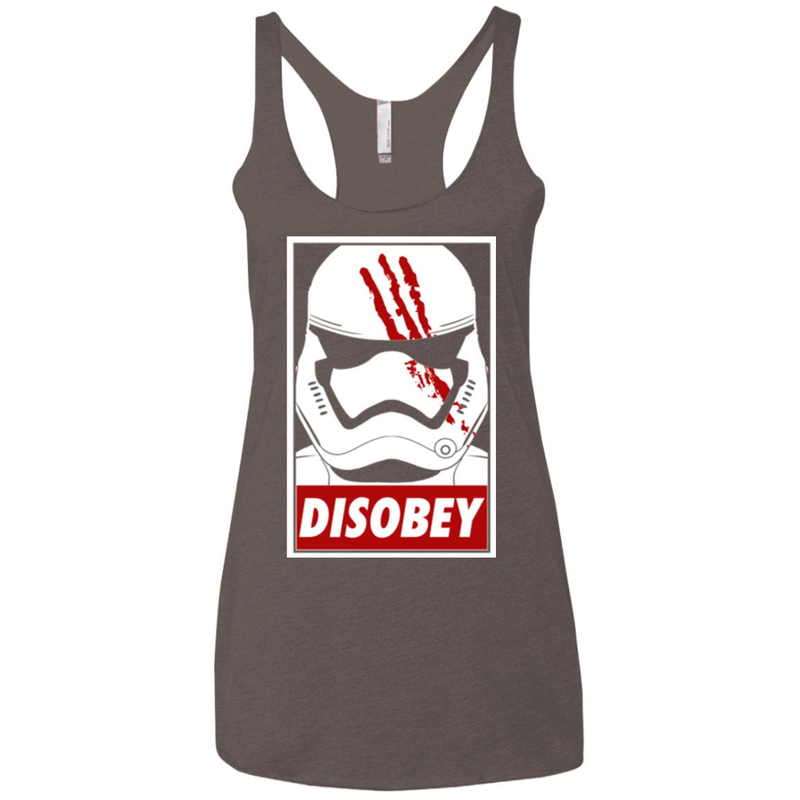 Disobey Women's Triblend Racerback Tank