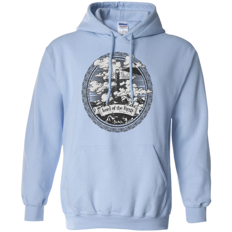 Vintage Mordor Tower Pullover Hoodie