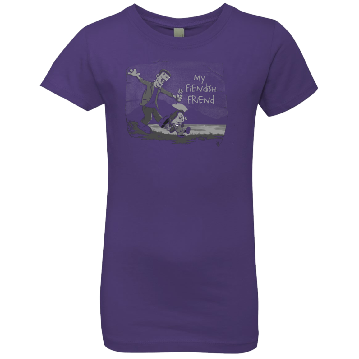 My Fiendish Friend Girls Premium T-Shirt