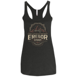 Erebor Stout Women's Triblend Racerback Tank